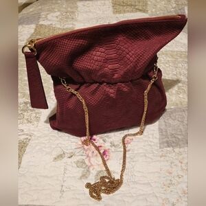 Elegant Burgandy Urban Expression Crossbody